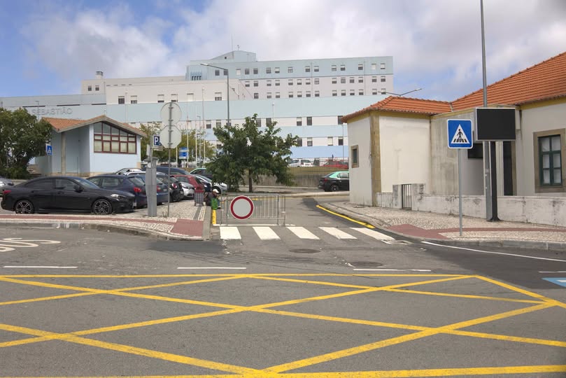 Novo acesso ao estacionamento do Hospital de São Sebastião em funcionamento