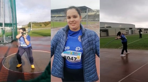 Mariana Monteiro sagra-se campeã no Lançamento de disco 1 kg